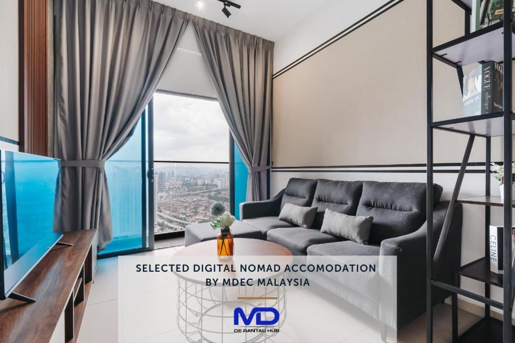 Nowhere 2Br & 2Bath Apartment With Balcony @ Reizz Residences Kuala Lumpur Dış mekan fotoğraf