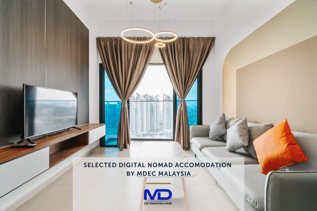 Nowhere 2Br & 2Bath Apartment With Balcony @ Reizz Residences Kuala Lumpur Dış mekan fotoğraf