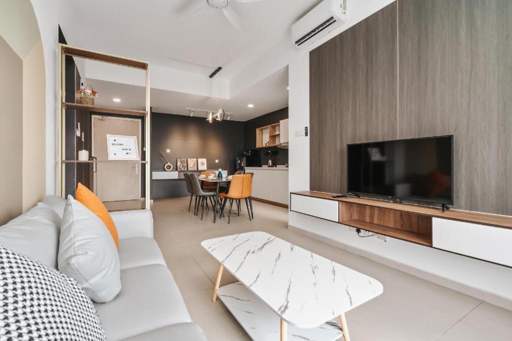 Nowhere 2Br & 2Bath Apartment With Balcony @ Reizz Residences Kuala Lumpur Dış mekan fotoğraf