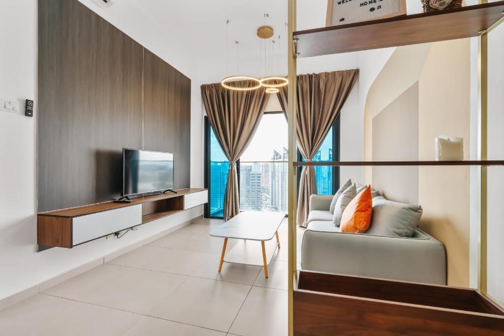 Nowhere 2Br & 2Bath Apartment With Balcony @ Reizz Residences Kuala Lumpur Dış mekan fotoğraf
